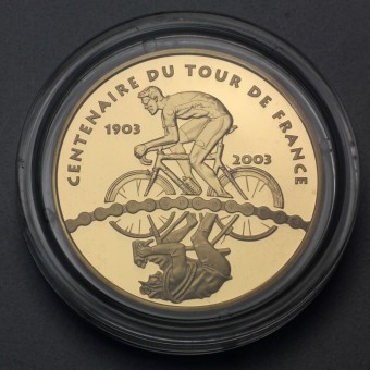 Goldmünze "20 Euro-2003 Tour de France" (Frankr) 