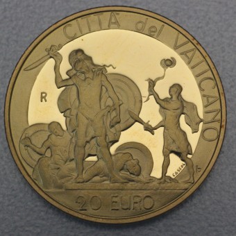 Goldmünze "20 Euro - 2004" (Vatikan) David+Goliath