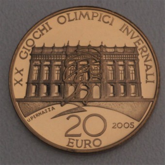 Goldmünze "20 Euro-2005 Palazzo Madama" (Italien) 