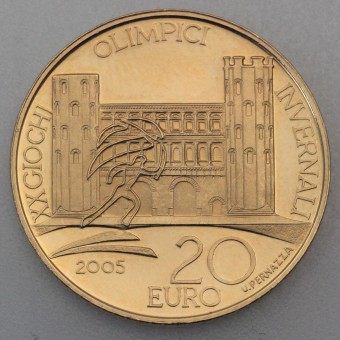 Goldmünze 20 Euro "Porte Palentine" 2005 (Italien)
