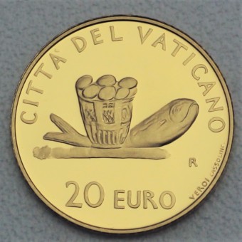 Goldmünze "20 Euro - 2007" (Vatikan) Eucharistie
