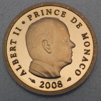 Goldmünze "20 Euro-2008 Prinz Albert II" (Monaco) 