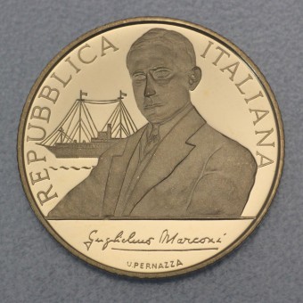 Goldmünze 20 Euro "G. Marconi" 2009 (Italien)