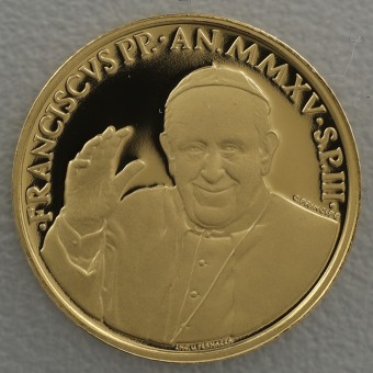 Goldmünze "20 Euro - 2015" (Vatikan) Rosenkranz