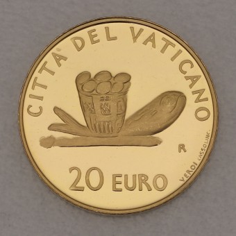Goldmünze "20 Euro - 2007" Eucharistie (Vatikanstadt)