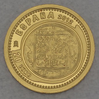 Goldmünze 20 Euro "Dinar Almohade" 2012 Juwelen der Numismatik (Spanien)