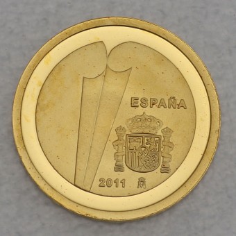 Goldmünze 20 Euro "Jubiläum EU Betritt" 2011 (Spanien)