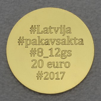 Goldmünze 20 Euro "Latvija" 2017 (Lettland)