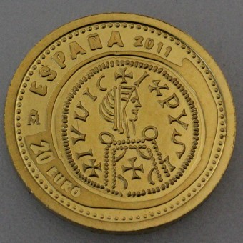 Goldmünze 20 Euro "Leovigildo" 2011 (Spanien)