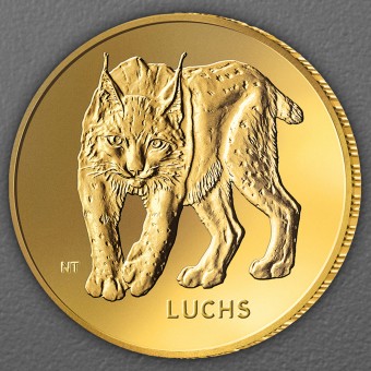 Goldmünze 20 Euro "Luchs" 2025 Rückkehr der Wildtiere (Deutschland)