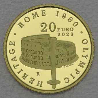 Goldmünze 20 Euro "ROME 1960" 2023 Olympische Spiele von Rom 1960 (Italien)