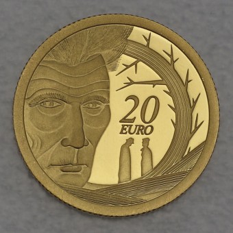Goldmünze 20 Euro "Samuel Beckett" 2006 100. Geburtstag (Irland)