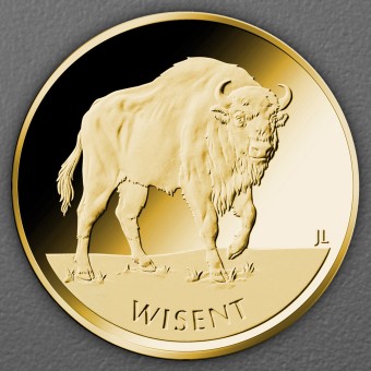 Goldmünze 20 Euro "Wisent" 2026 Rückkehr der Wildtiere (Deutschland)