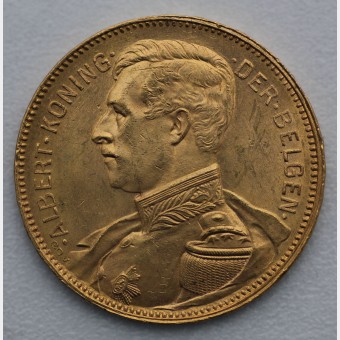 Goldmünze "20 Francs/Albert" (Belgien) 