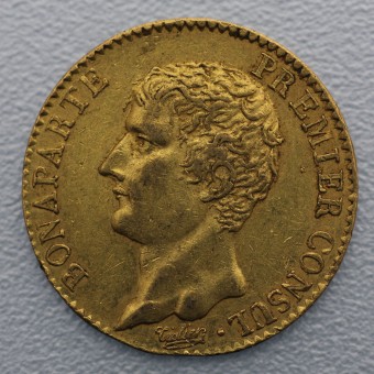 Goldmünze 20 Francs "Bonaparte Premier Consul" (Frankreich)