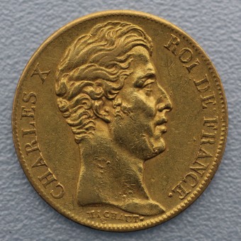 Goldmünze 20 Francs "Charles X." (Frankreich)