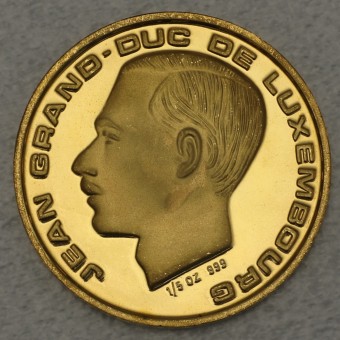 Goldmünze 20 Francs "Jean Grand-Duc de Luxembourg" (Luxemburg)