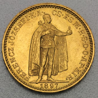 Goldmünze "20 Korona/Kronen" (Ungarn-Österreich) 