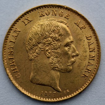 Goldmünze "20 Kronen/Christian IX." (Dänemark) 