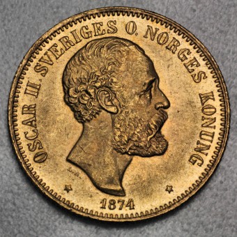 Goldmünze 20 Kronor "Oscar II" (Schweden)