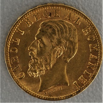 Goldmünze 20 Lei "1868-1906" (Rumänien) 