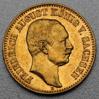 Goldmünze "20 Mark Friedrich August" (Sachsen) 