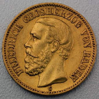Goldmünze 20 Mark "Friedrich I." 1894-G J.189 (Baden)