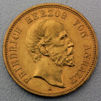 Goldmünze 20 Mark "Friedrich I." 1901-A J.181 (Anhalt)