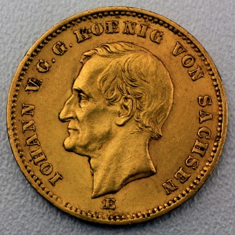 Goldmünze "20 Mark Johann" (Sachsen) 