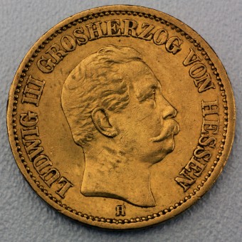 Goldmünze "20 Mark Ludwig III." (Hessen) 