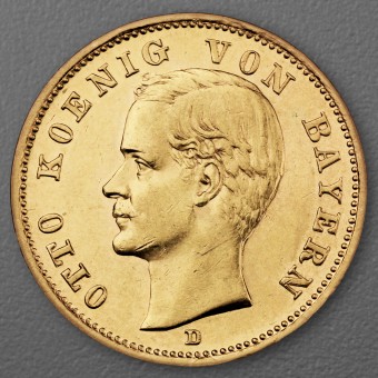 Goldmünze 20 Mark "Otto" 1913-D J.200 (Bayern)