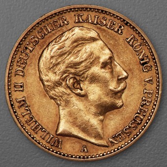 Goldmünze 20 Mark "Wilhelm II." 1896-A J.252 (Preußen)