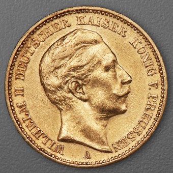 Goldmünze 20 Mark "Wilhelm II." 1900-A J.252 (Preußen)