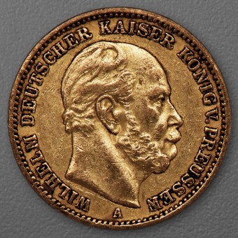 Goldmünze 20 Mark "Wilhelm I." 1872-A J.243 (Preußen)