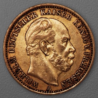 Goldmünze 20 Mark "Wilhelm I." 1874-A J.246 (Preußen)