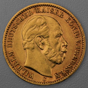 Goldmünze 20 Mark "Wilhelm I." 1877-A J.246 (Preußen)