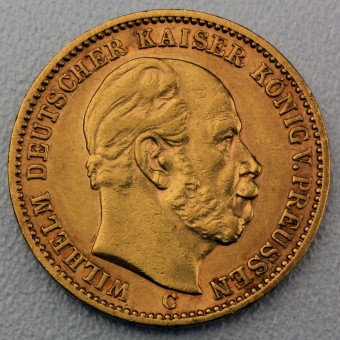 Goldmünze 20 Mark "Wilhelm I." 1877-C J.246 (Preußen)