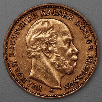 Goldmünze 20 Mark "Wilhelm I." 1882-A J.246 (Preußen)