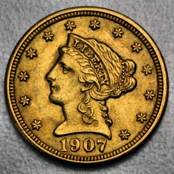 Goldmünze "2,5 Dollars - Quarter Eagle" (USA) 