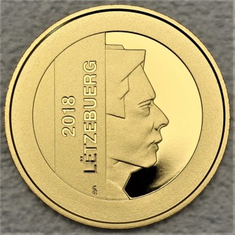 Goldmünze "2,5 Euro-2018" (Luxemburg) 