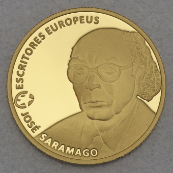 Goldmünze 2,5 Euro "Jose Saramago" 2013 (Portugal)