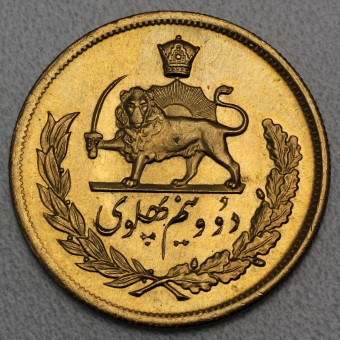 Goldmünze "2,5 Pahlavi - Sha" (Persien) 