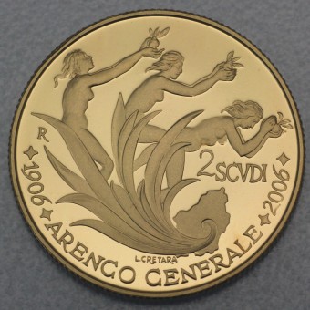 Goldmünze "2 Scudi 2006 - Arenco" (San Marino) 