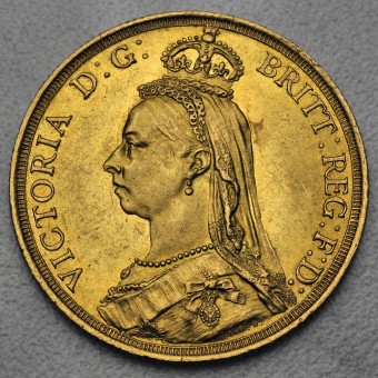 Goldmünze "2 Sovereign Victoria - Krone" 