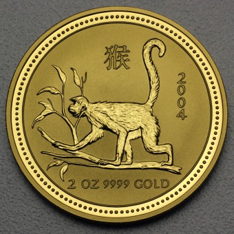 Goldmünze 2oz "Affe" 2004 Lunar I – Year of the Monkey (Australien)