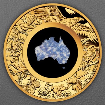 Goldmünze 2oz "Blue Lepidolite" 2025 (PP) Great Southern Land (Australien)