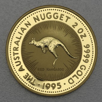 Goldmünze 2oz "Känguru/Nugget 1995" (Australien) 