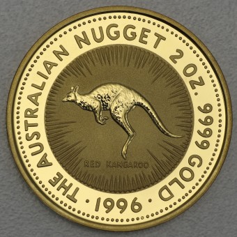 Goldmünze 2oz "Känguru/Nugget" 1996 (Australien)