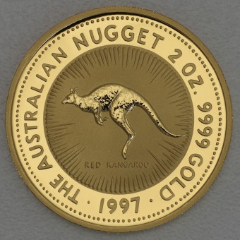 Goldmünze 2oz "Känguru/Nugget" 1997 (Australien)