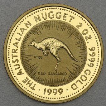 Goldmünze 2oz "Känguru" 1999 Australian Nugget (Australien)